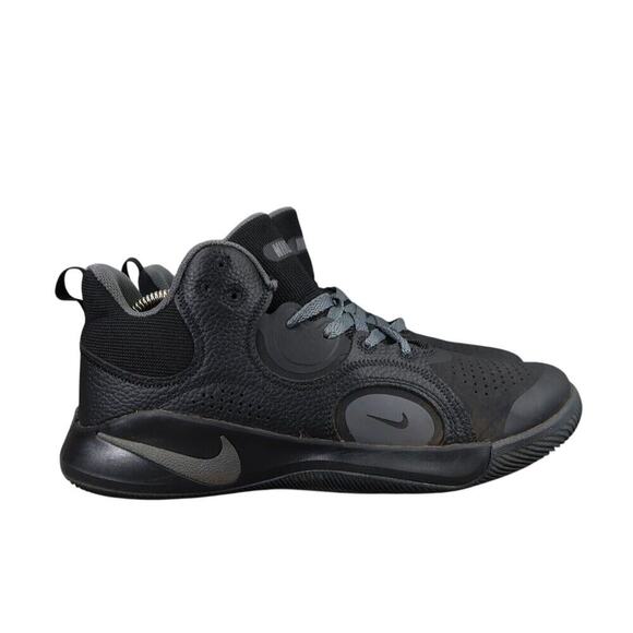 Nike Shoes Mens 9 Athletic Trainer Fly By Mid 2 Black Dark Grey Basketball Sport - Picture 2 of 12